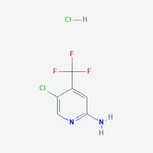 5-Chloro-4-(trifluoromethyl)pyridin-2-amine hydrochloride