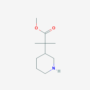 Methyl 2-methyl-2-(piperidin-3-yl)propanoate