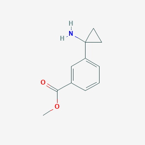 Methyl 3-(1-aminocyclopropyl)benzoate