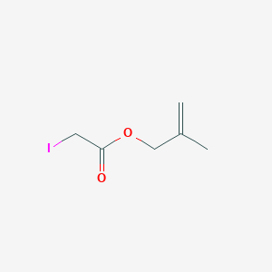 molecular formula C6H9IO2 B14285059 2-Methylprop-2-en-1-yl iodoacetate CAS No. 134836-79-6