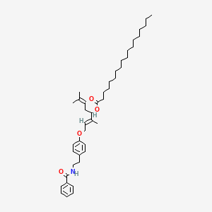 molecular formula C43H65NO4 B14285092 Acidissiminin CAS No. 126005-91-2