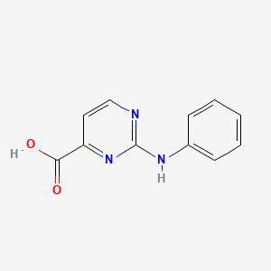 molecular formula C11H9N3O2 B1428512 2-(Phenylamino)pyrimidine-4-carboxylic acid CAS No. 1360802-78-3