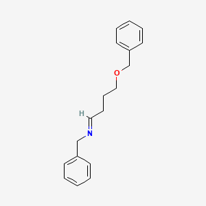 molecular formula C18H21NO B14285174 Benzenemethanamine, N-[4-(phenylmethoxy)butylidene]- CAS No. 137710-71-5