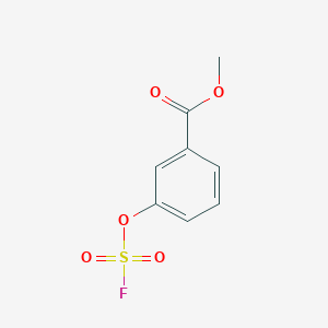 molecular formula C8H7FO5S B14285194 Methyl 3-[(fluorosulfonyl)oxy]benzoate CAS No. 141694-38-4