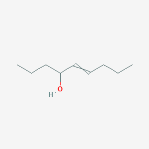 molecular formula C9H18O B14285202 Non-5-en-4-ol CAS No. 121440-80-0