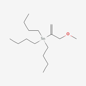 molecular formula C16H34OSn B14285252 Stannane, tributyl[1-(methoxymethyl)ethenyl]- CAS No. 121072-17-1
