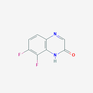 molecular formula C8H4F2N2O B1428526 7,8-Difluoroquinoxalin-2(1H)-one CAS No. 917343-49-8