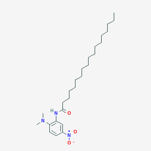 molecular formula C26H45N3O3 B14285266 N-[2-(Dimethylamino)-5-nitrophenyl]octadecanamide CAS No. 138219-95-1