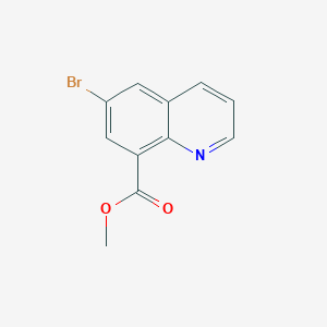 molecular formula C11H8BrNO2 B1428527 Methyl 6-bromoquinoline-8-carboxylate CAS No. 1266728-34-0