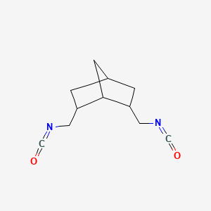 molecular formula C11H14N2O2 B14285280 Bicyclo[2.2.1]heptane, 2,6-bis(isocyanatomethyl)- CAS No. 135540-96-4