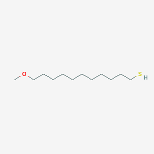 molecular formula C12H26OS B14285293 11-Methoxyundecane-1-thiol CAS No. 117559-62-3