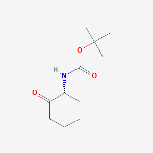 molecular formula C11H19NO3 B142853 (R)-tert-Butyl (2-oxocyclohexyl)carbamate CAS No. 149524-64-1
