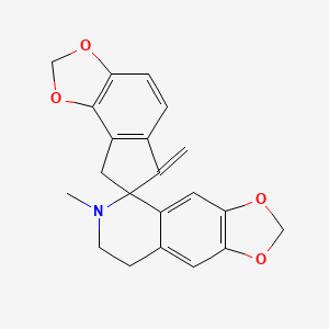 molecular formula C21H19NO4 B14285302 Ochotensidine CAS No. 119777-71-8