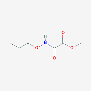molecular formula C6H11NO4 B14285427 Methyl oxo(propoxyamino)acetate CAS No. 139507-65-6