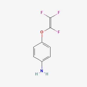 molecular formula C8H6F3NO B14285447 Benzenamine, 4-[(trifluoroethenyl)oxy]- CAS No. 134151-78-3