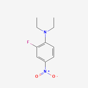 molecular formula C10H13FN2O2 B1428549 N,N-二乙基-2-氟-4-硝基苯胺 CAS No. 2689-37-4