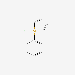 molecular formula C10H11ClSi B14285494 Chloro(diethenyl)phenylsilane CAS No. 135191-59-2
