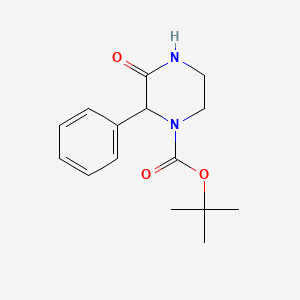molecular formula C15H20N2O3 B1428560 Tert-butyl 3-oxo-2-phenylpiperazine-1-carboxylate CAS No. 911705-40-3