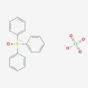 molecular formula C18H15ClO5S B14285604 CID 71340577 CAS No. 128094-70-2