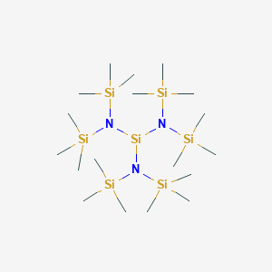 molecular formula C18H54N3Si7 B14285686 Tris(bis(trimethylsilyl)amino)silane 