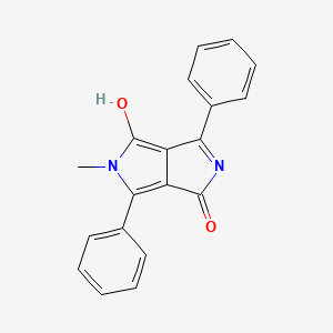 molecular formula C19H14N2O2 B14285719 Pyrrolo[3,4-c]pyrrole-1,4-dione, 2,5-dihydro-2-methyl-3,6-diphenyl- CAS No. 138369-76-3