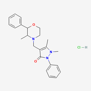 molecular formula C23H28ClN3O2 B1428573 Morazone hydrochloride CAS No. 50321-35-2