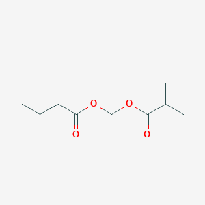 molecular formula C9H16O4 B14285749 [(2-Methylpropanoyl)oxy]methyl butanoate CAS No. 137373-55-8