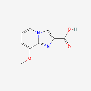 molecular formula C9H8N2O3 B1428577 8-甲氧基咪唑并[1,2-A]吡啶-2-羧酸 CAS No. 910122-85-9
