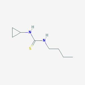 molecular formula C8H16N2S B14285803 N-Butyl-N'-cyclopropylthiourea CAS No. 139299-36-8