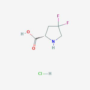 (S)-4,4-Difluoropyrrolidine-2-carboxylic acid hydrochloride
