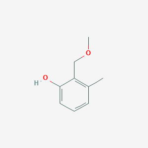 molecular formula C9H12O2 B14285817 2-(Methoxymethyl)-3-methylphenol CAS No. 138219-48-4
