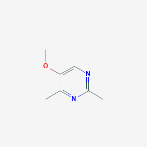 molecular formula C7H10N2O B1428584 5-Methoxy-2,4-dimethylpyrimidine CAS No. 1369766-72-2