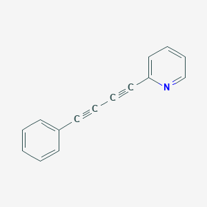 molecular formula C15H9N B14285862 2-(4-Phenylbuta-1,3-diyn-1-yl)pyridine CAS No. 117635-47-9