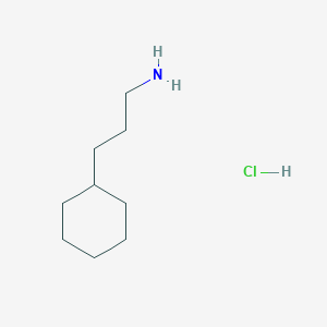 molecular formula C9H20ClN B1428587 3-Cyclohexylpropanamine hydrochloride CAS No. 90726-03-7