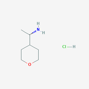 (1S)-1-(oxan-4-yl)ethan-1-amine hydrochloride