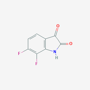 molecular formula C8H3F2NO2 B142859 6,7-Difluoroindoline-2,3-dione CAS No. 158580-95-1