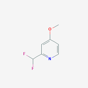 molecular formula C7H7F2NO B1428591 2-(Difluoromethyl)-4-methoxypyridine CAS No. 1806761-11-4