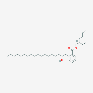 molecular formula C33H58O3 B14285913 2-Ethylhexyl 2-(2-hydroxyoctadecyl)benzoate CAS No. 138749-01-6