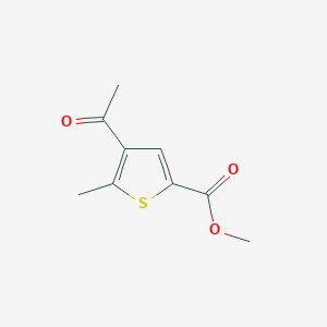 molecular formula C9H10O3S B14285985 Methyl 4-acetyl-5-methylthiophene-2-carboxylate CAS No. 116368-65-1