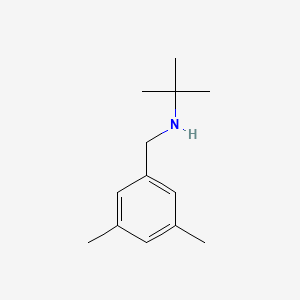 molecular formula C13H21N B1428600 Tert-butyl[(3,5-dimethylphenyl)methyl]amine CAS No. 1178246-62-2