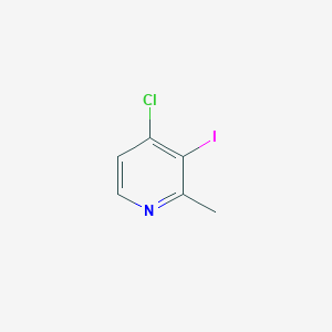 molecular formula C6H5ClIN B1428601 4-Chloro-3-iodo-2-methylpyridine CAS No. 1227515-08-3