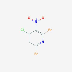 molecular formula C5HBr2ClN2O2 B1428602 2,6-Dibromo-4-chloro-3-nitropyridine CAS No. 947144-60-7