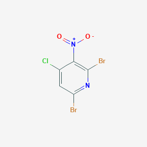 Pyridine, 2,6-dibromo-4-chloro-3-nitro-