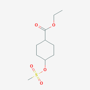 Ethyl 4-(methylsulfonyloxy)cyclohexanecarboxylate