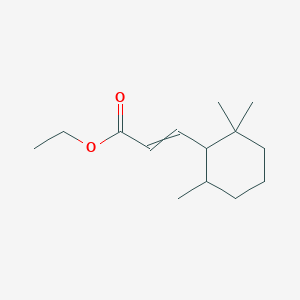 molecular formula C14H24O2 B14286125 Ethyl 3-(2,2,6-trimethylcyclohexyl)prop-2-enoate CAS No. 139257-09-3