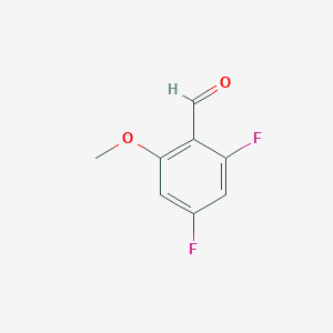 molecular formula C8H6F2O2 B1428616 2,4-二氟-6-甲氧基苯甲醛 CAS No. 608515-57-7