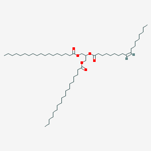 molecular formula C57H108O6 B142862 Glyceryl 1,3-distearate-2-oleate CAS No. 2846-04-0