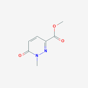 molecular formula C7H8N2O3 B1428627 Methyl 1-methyl-6-oxo-1,6-dihydropyridazine-3-carboxylate CAS No. 74173-58-3