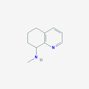 molecular formula C10H14N2 B1428628 N-methyl-5,6,7,8-tetrahydroquinolin-8-amine CAS No. 878025-42-4