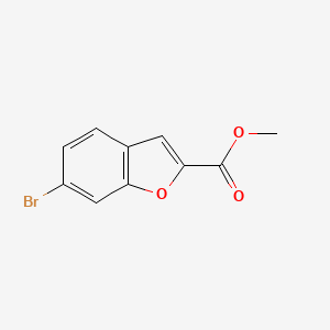 molecular formula C10H7BrO3 B1428629 Methyl 6-bromo-1-benzofuran-2-carboxylate CAS No. 425675-94-1